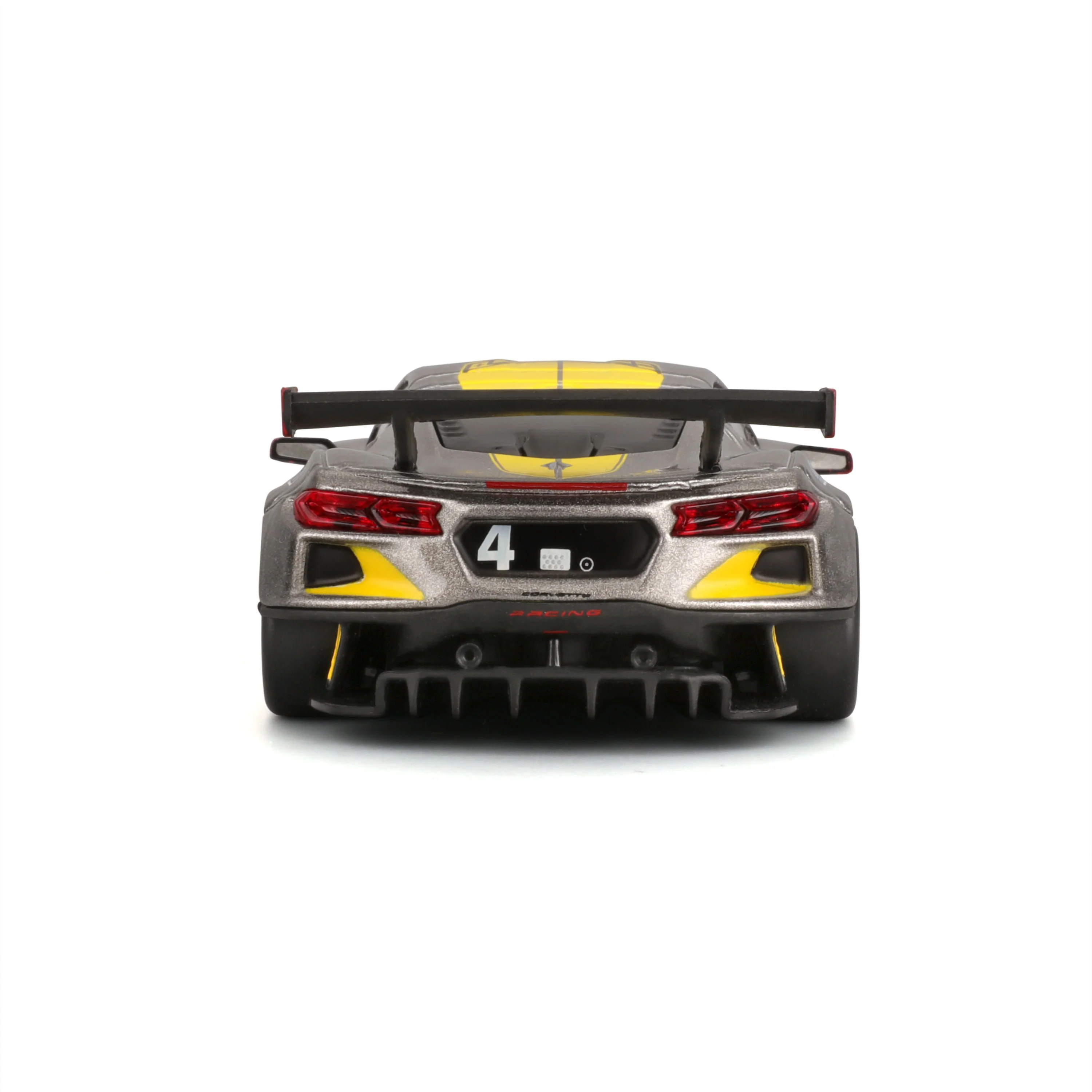 2020 Chevrolet Corvette C8.R 1:43 grigia metallizzata con teca espositiva - Image 4