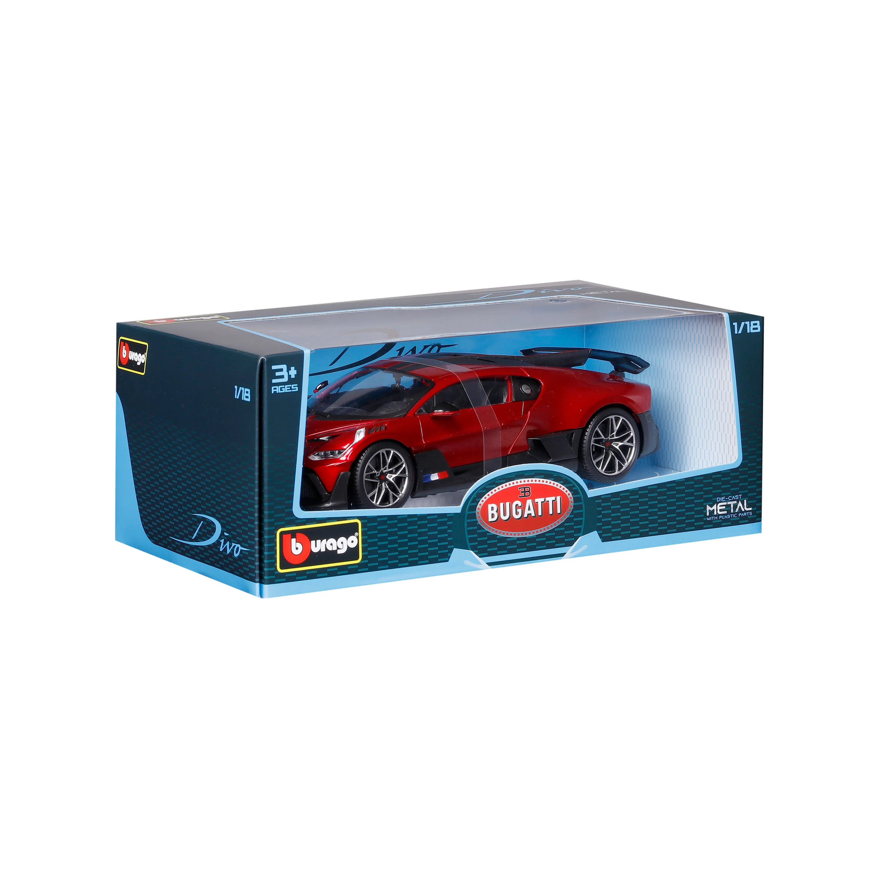 BUGATTI DIVO 1:18 Red - Image 2