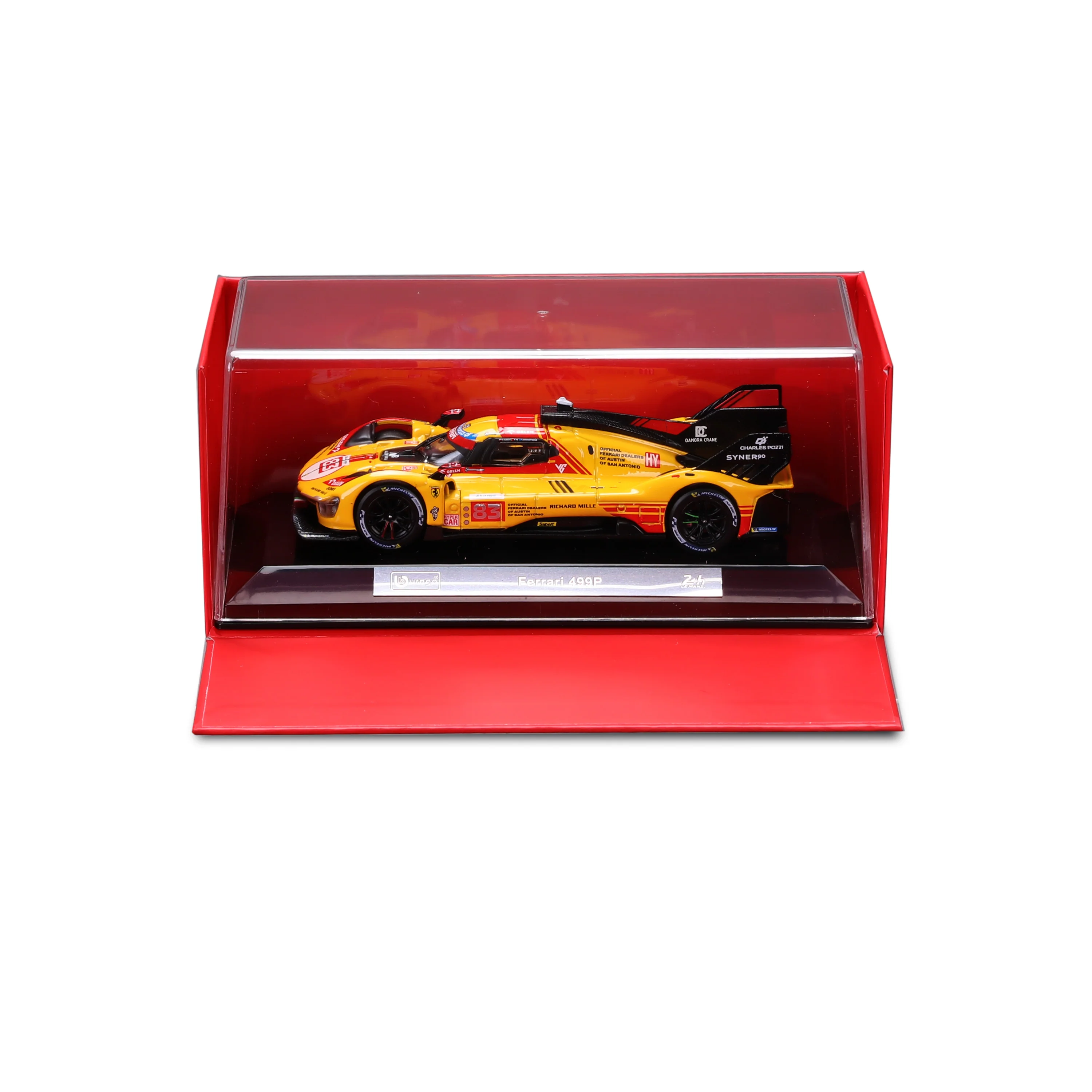 Ferrari 499P #83 – 24 Hours of Le Mans 2024 – 1:43 Diecast Model with Display Case - Image 2