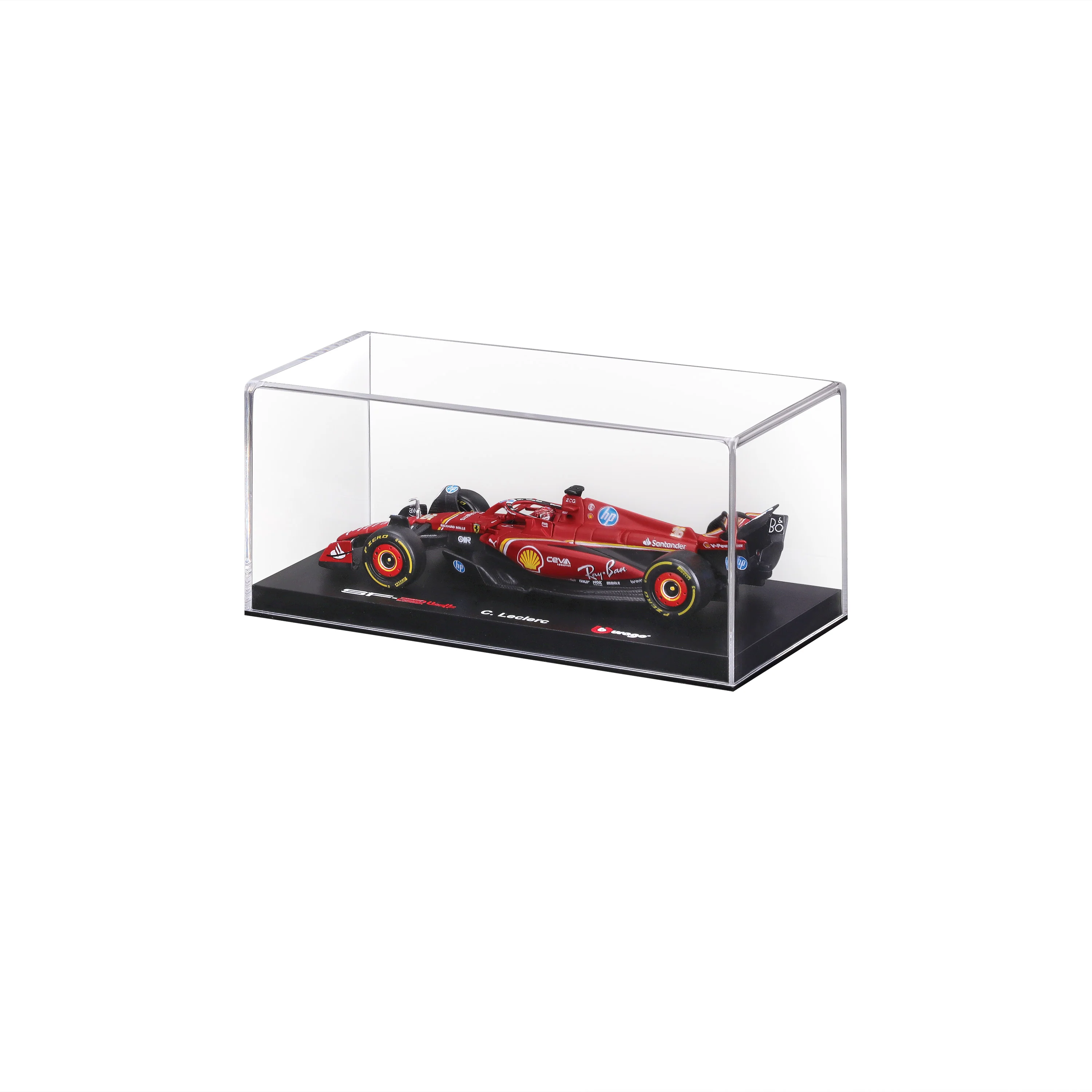 Ferrari SF-24 #16 Charles Leclerc – Monza GP 2024 Winner – 1:43 Scale with Driver and Display Case - Image 2