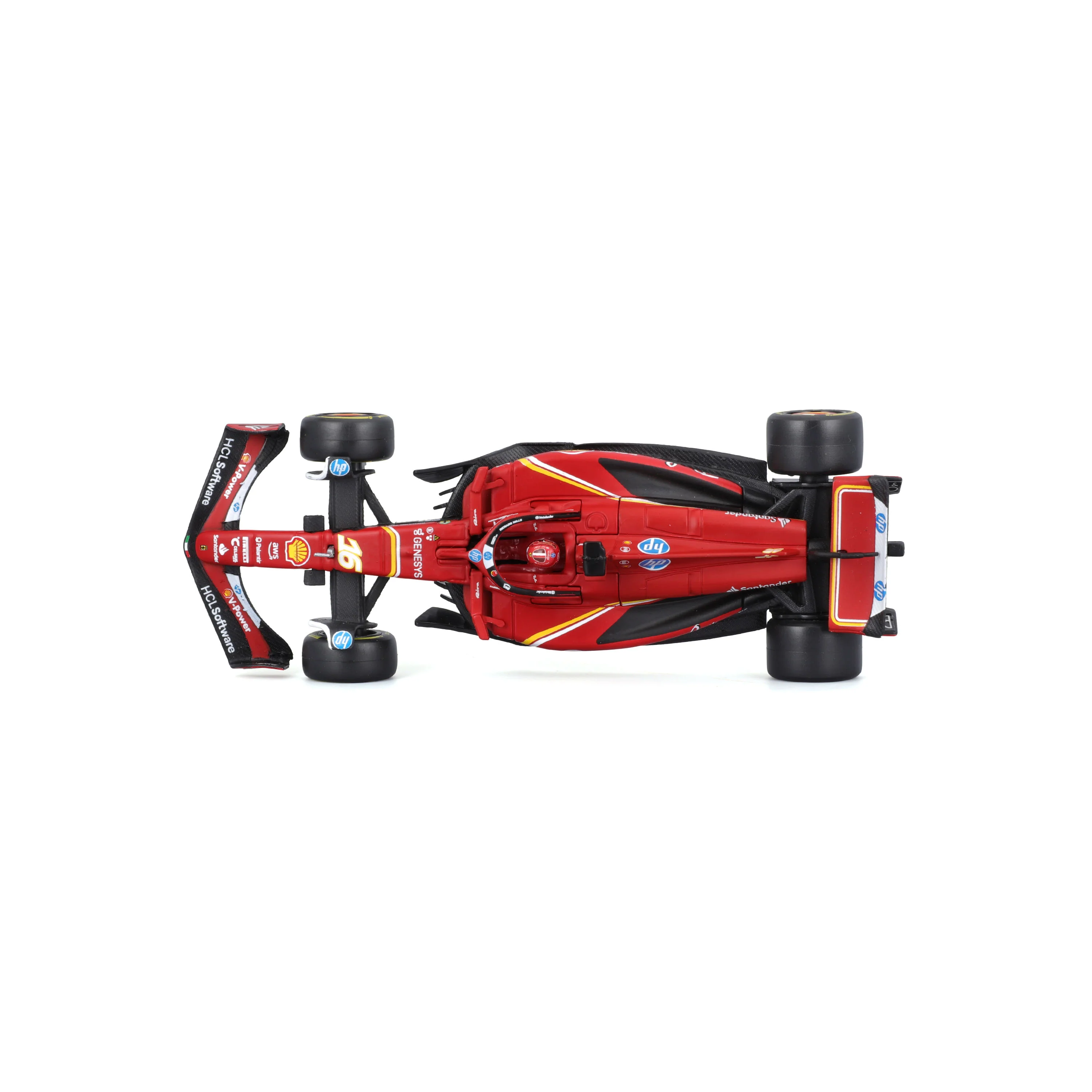 Ferrari SF-24 #16 Charles Leclerc – Monza GP 2024 Winner – 1:43 Scale with Driver and Display Case - Image 7