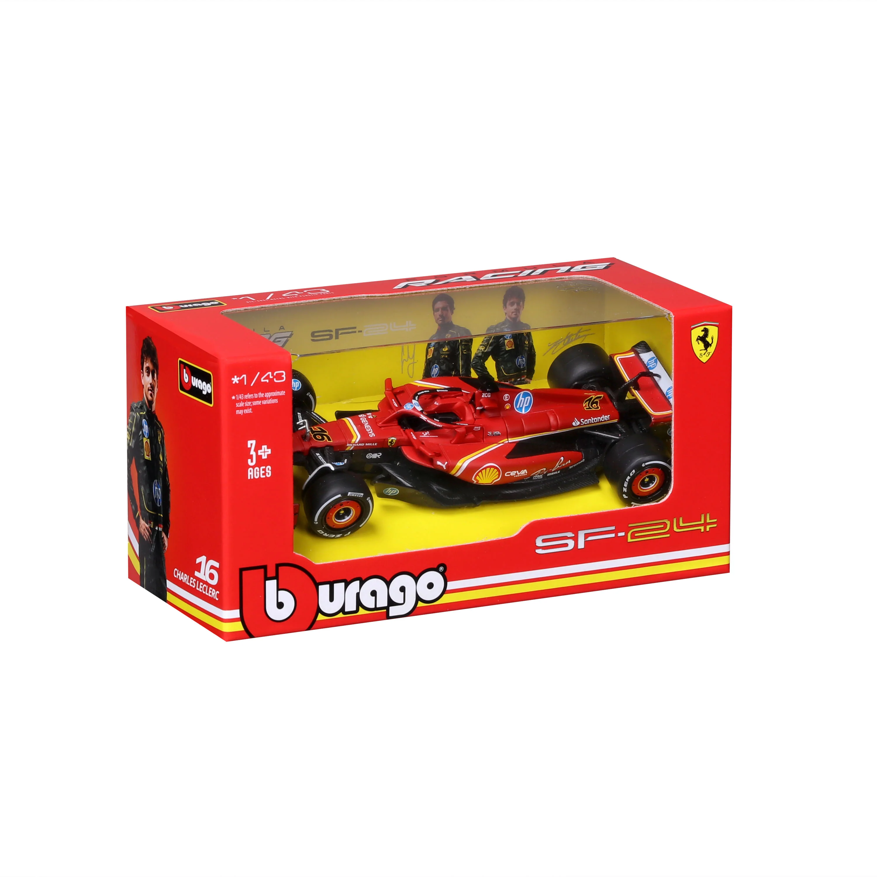 Ferrari SF-24 Charles Leclerc #16 Winner Italy Monza GP 2024 1:43 - Image 2