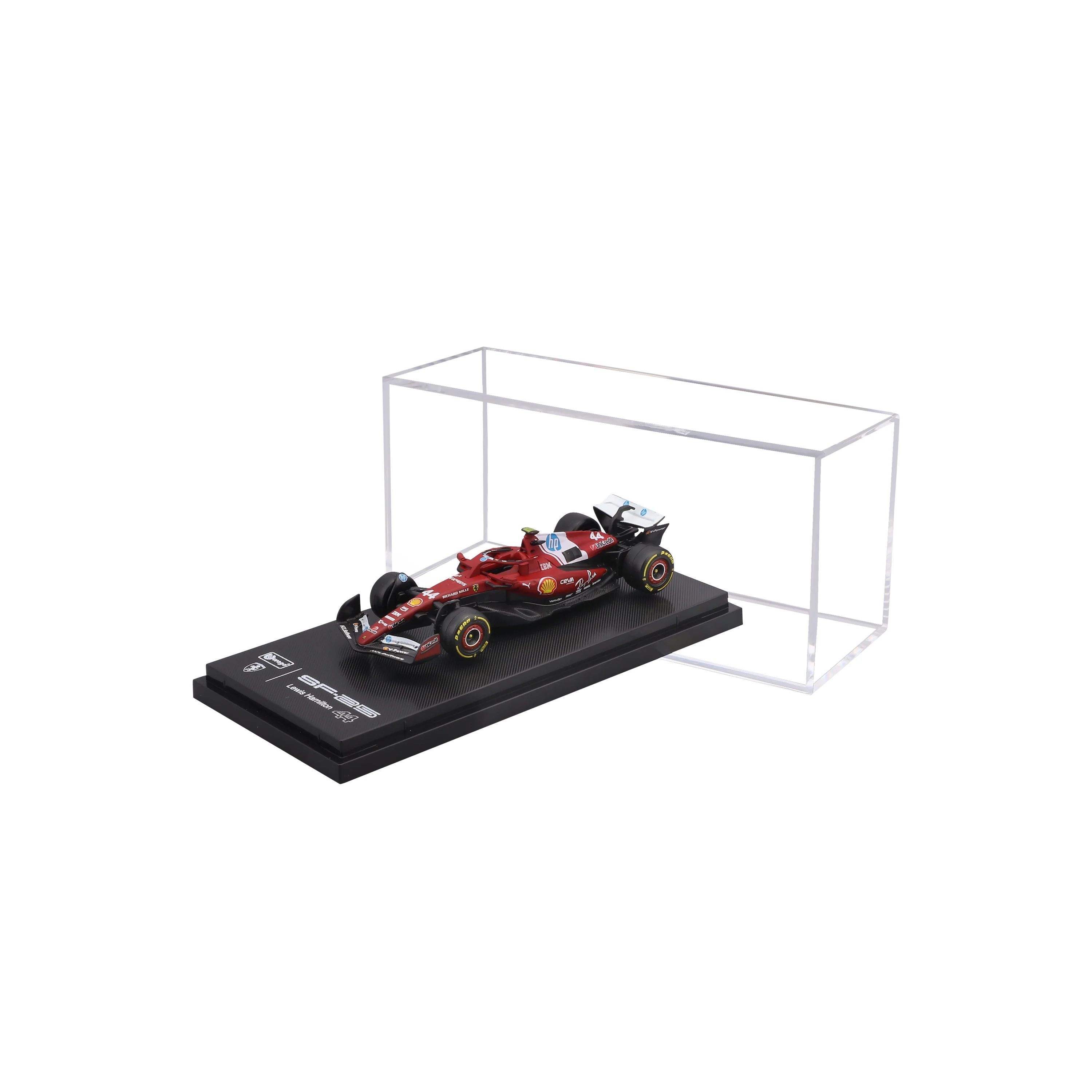 Ferrari SF-25 #44 Lewis Hamilton 1:64 with display case