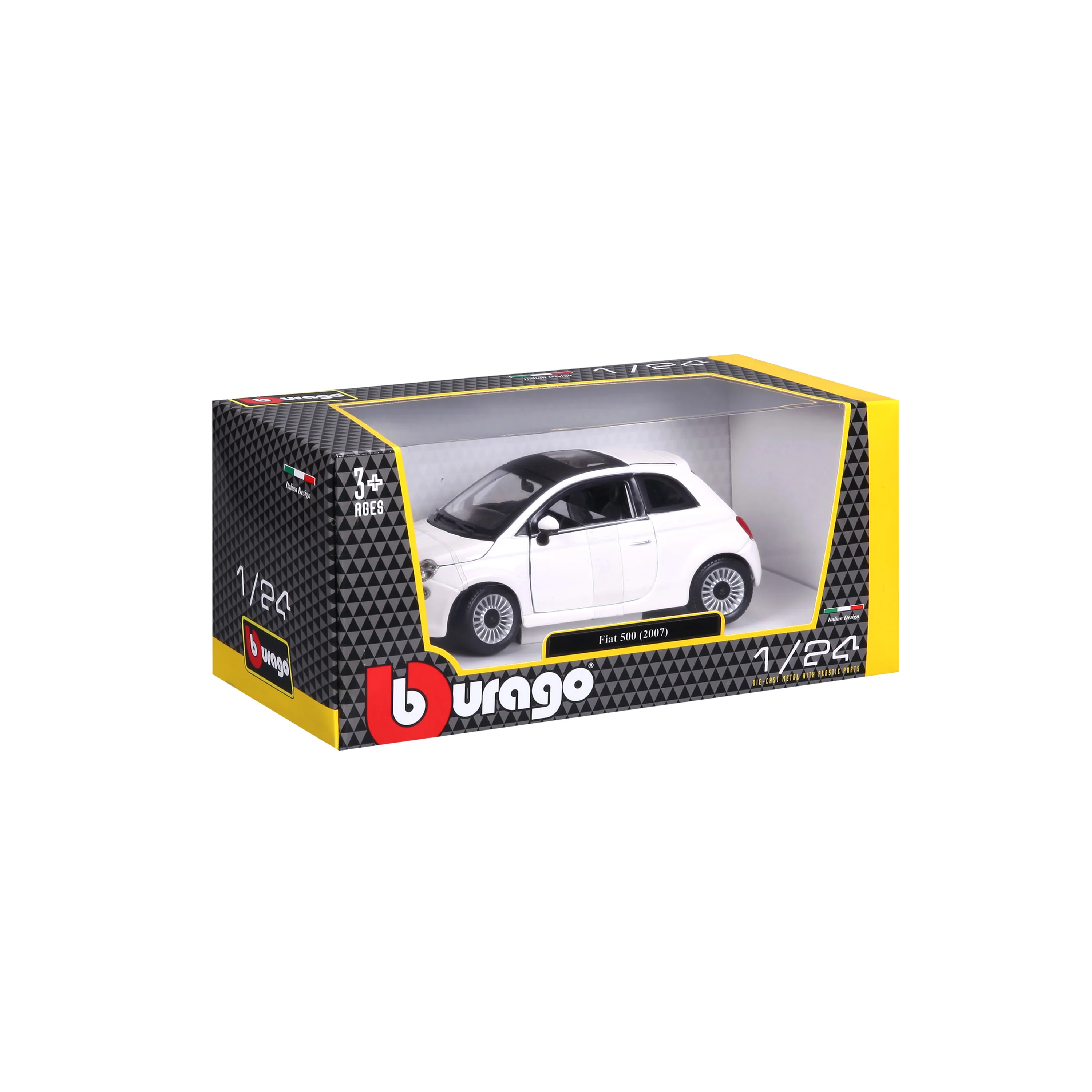 Fiat 500 (2007) 1:24 White - Image 2