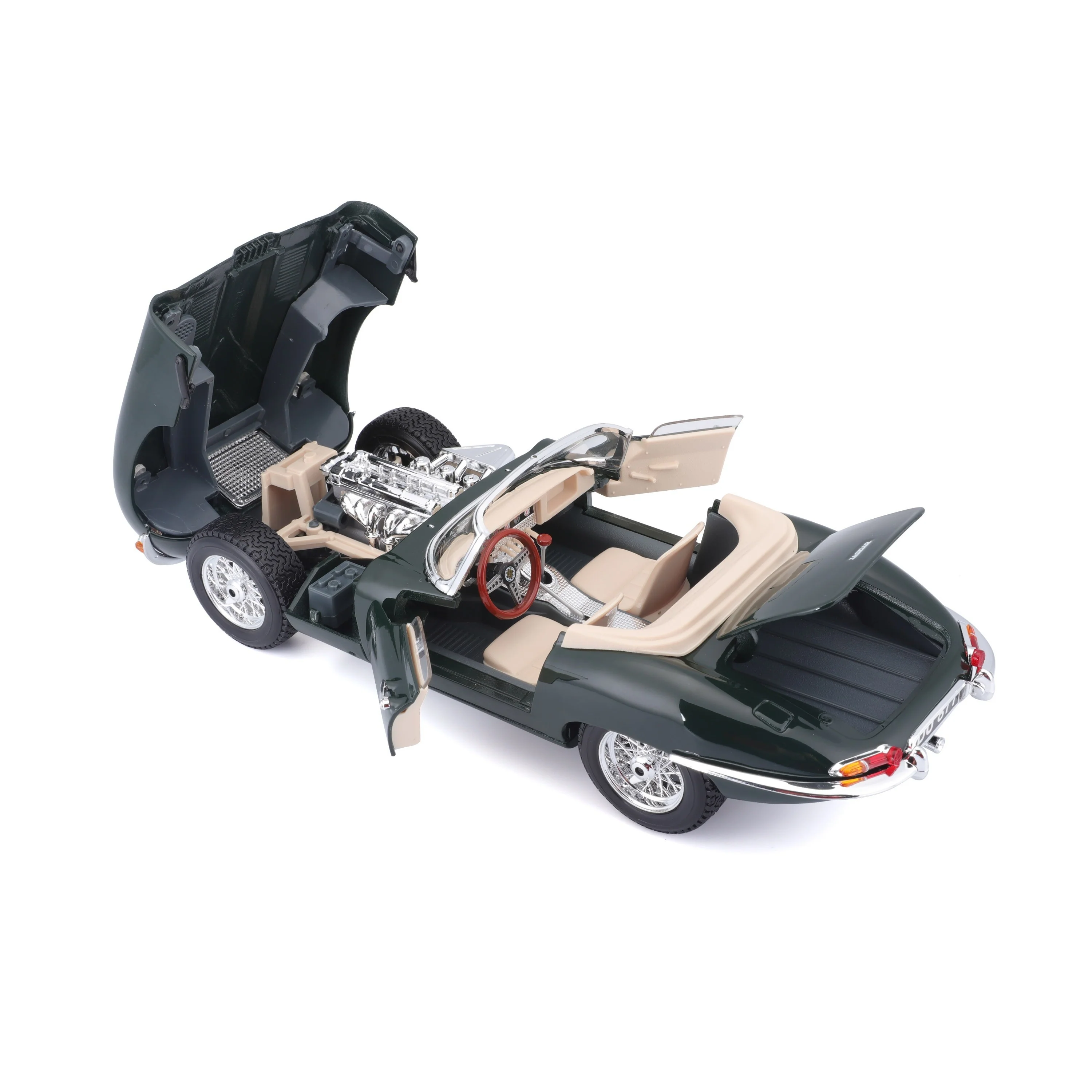 Jaguar E-type Cabriolet 1:18 verde - Image 5