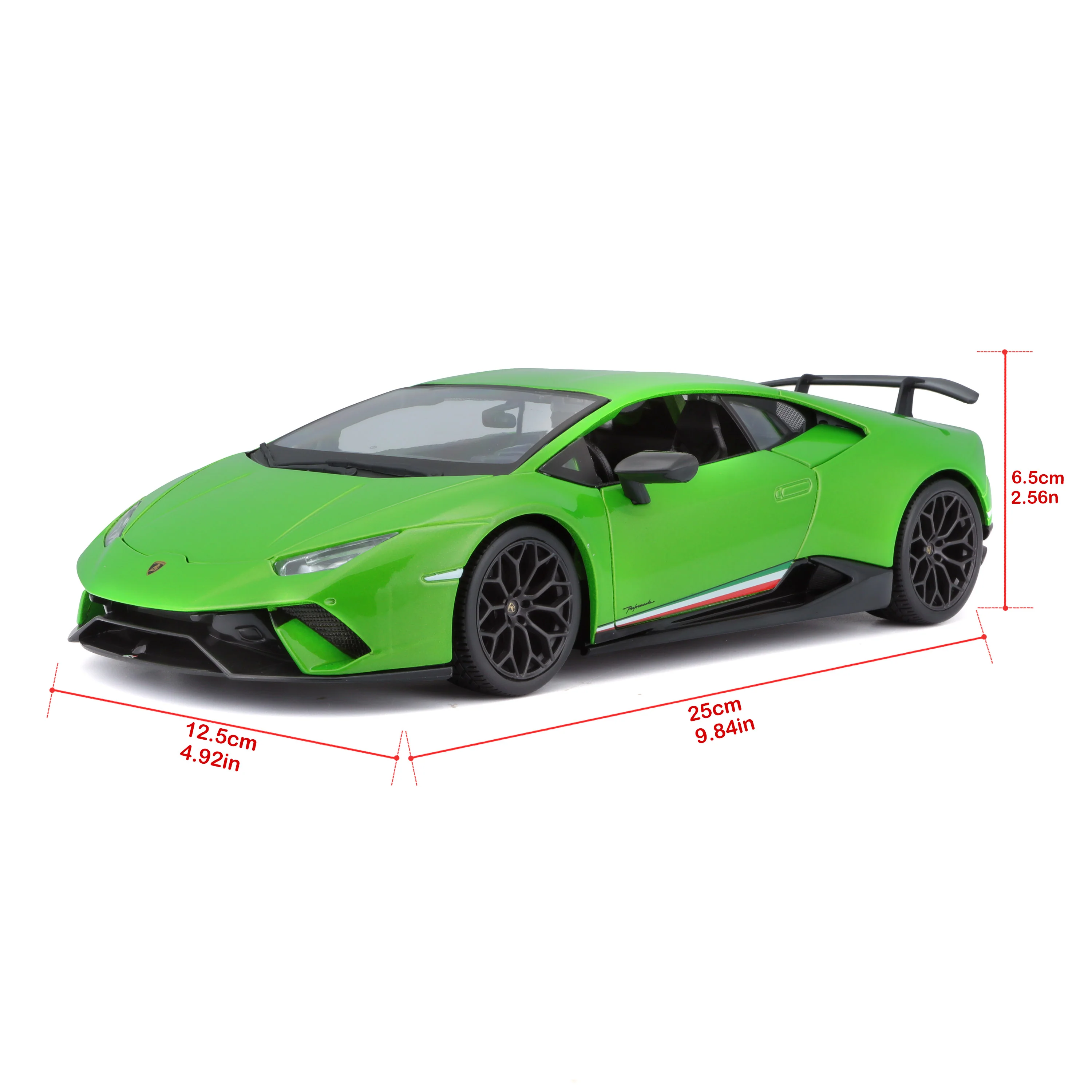Lamborghini Huracán Performante Green – 1:18 Diecast Model - Image 9