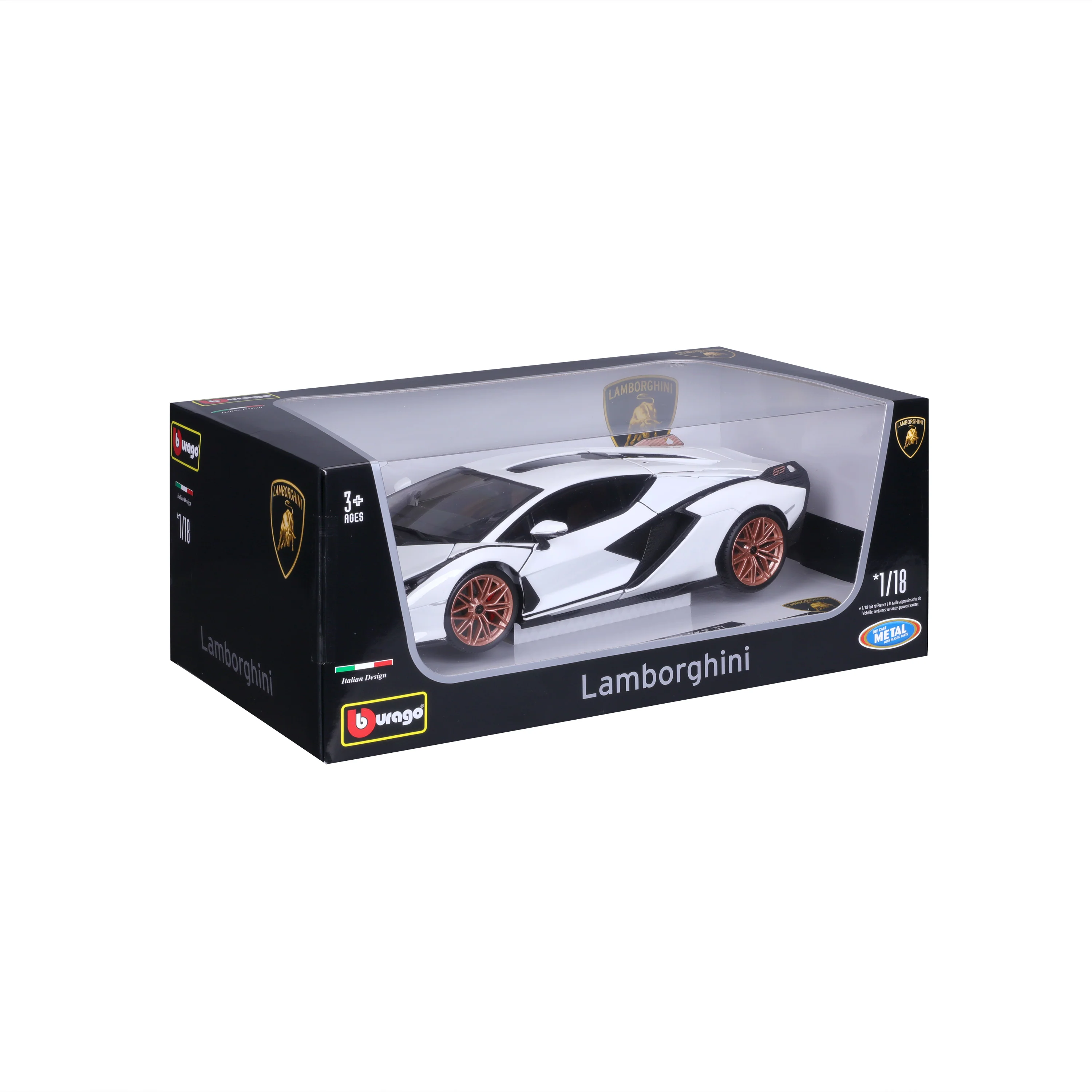Lamborghini Sian FKP 37 1:18 bianca - Image 2