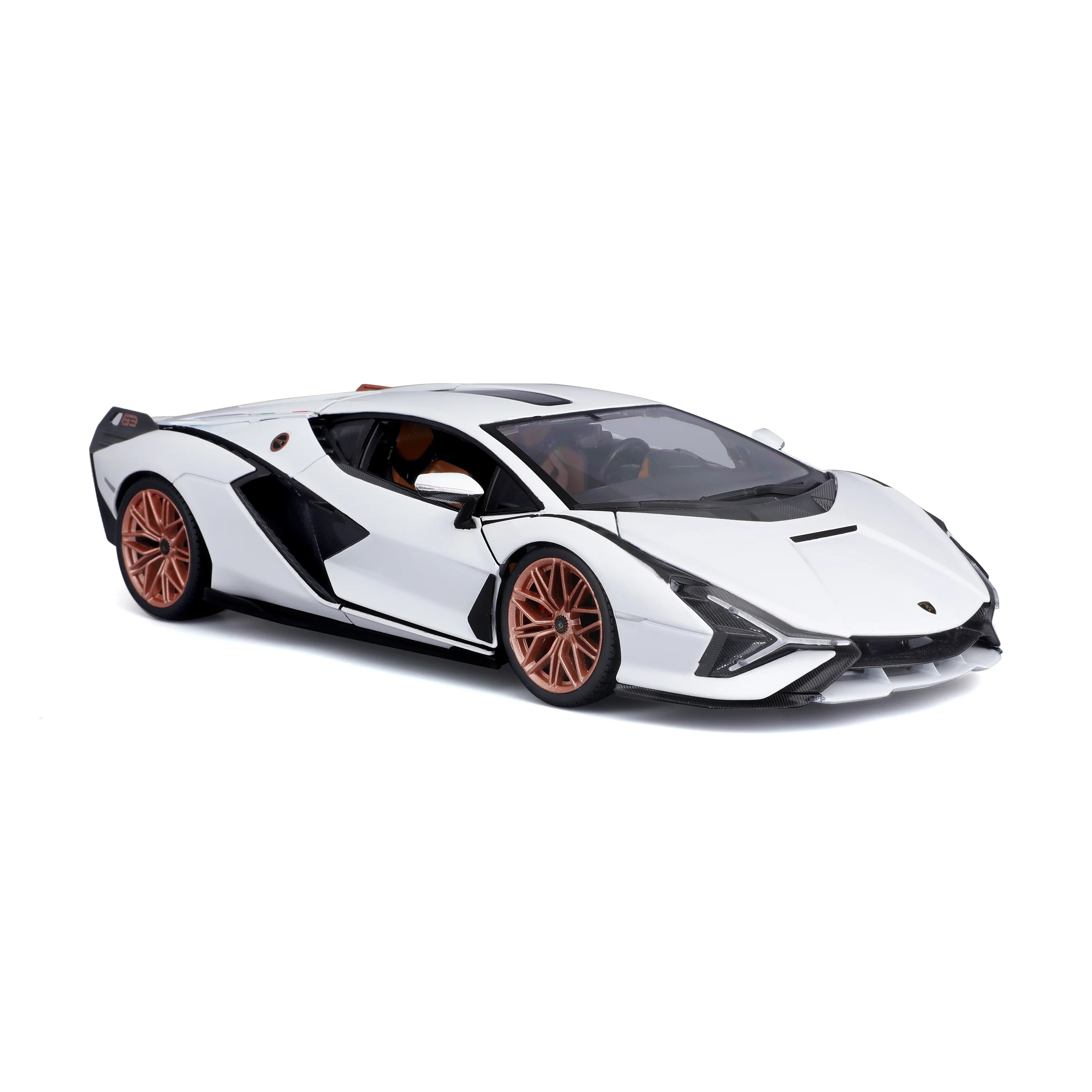 Lamborghini Sian FKP 37 1:18 bianca - Image 6