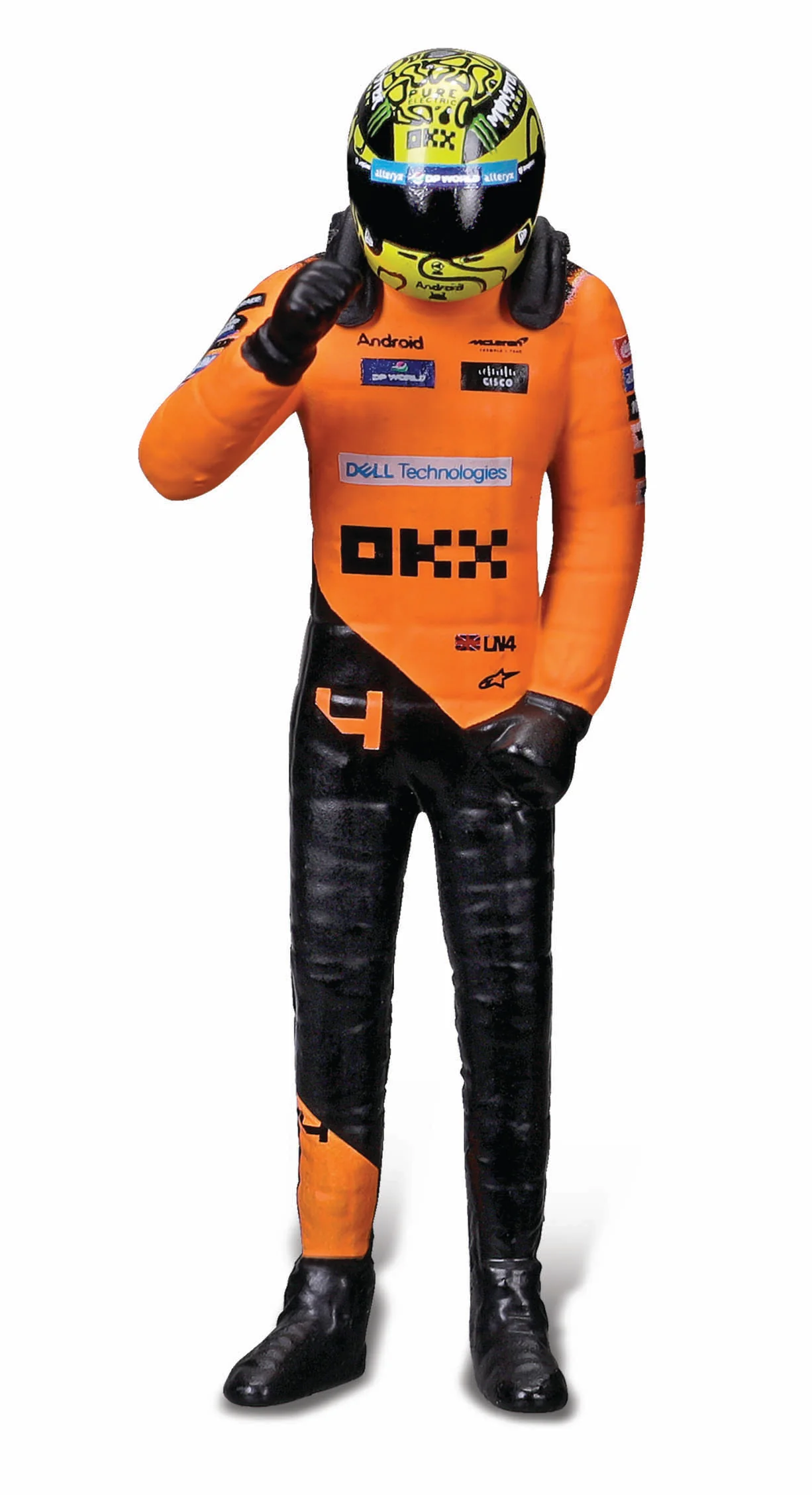 McLaren MCL38 Lando Norris #4 F1 2024 – 1:24 Scale Diecast Model with Driver - Image 9