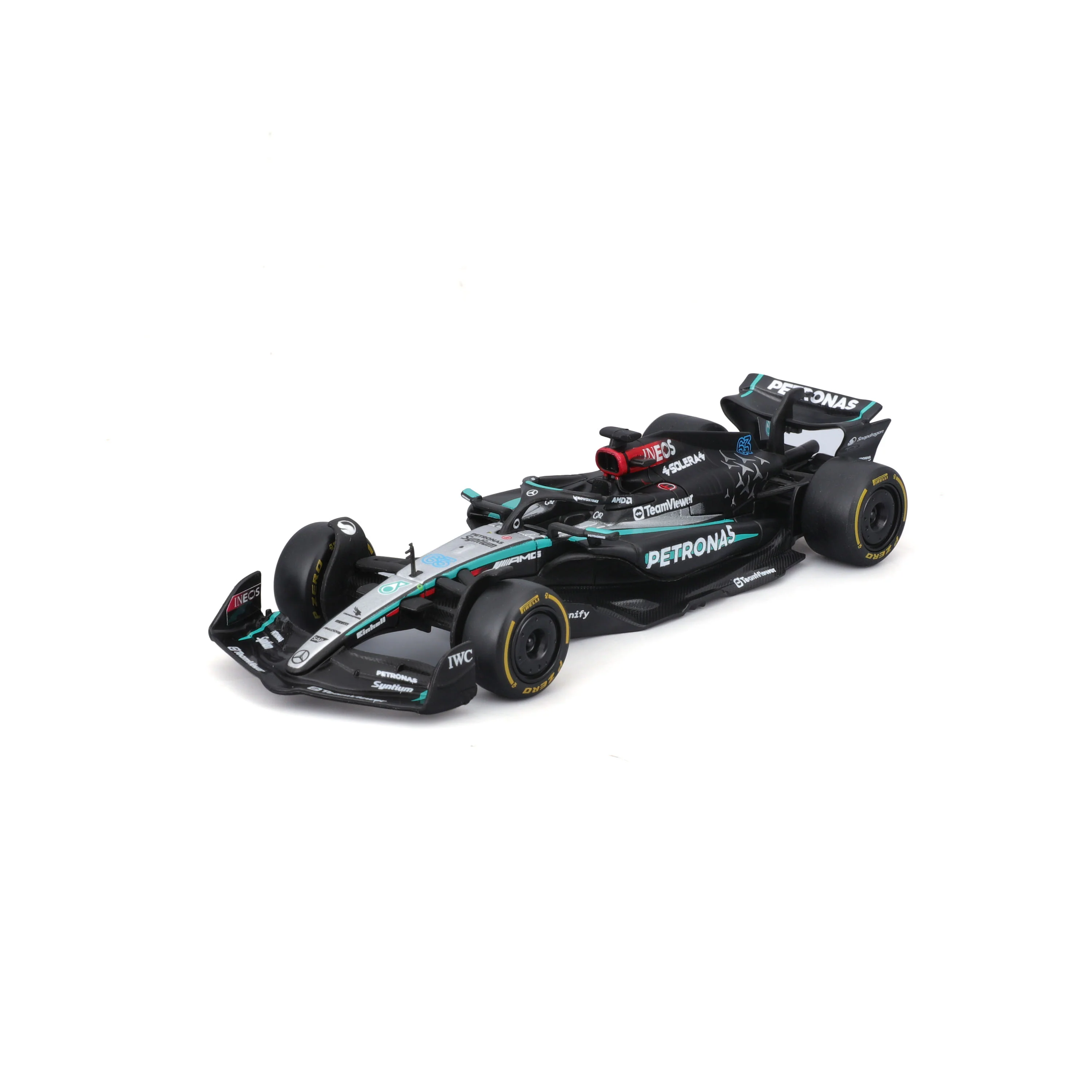 Mercedes-AMG Semi Truck with Mercedes W15 #63 George Russell – 1:43 Diecast Model - Image 4