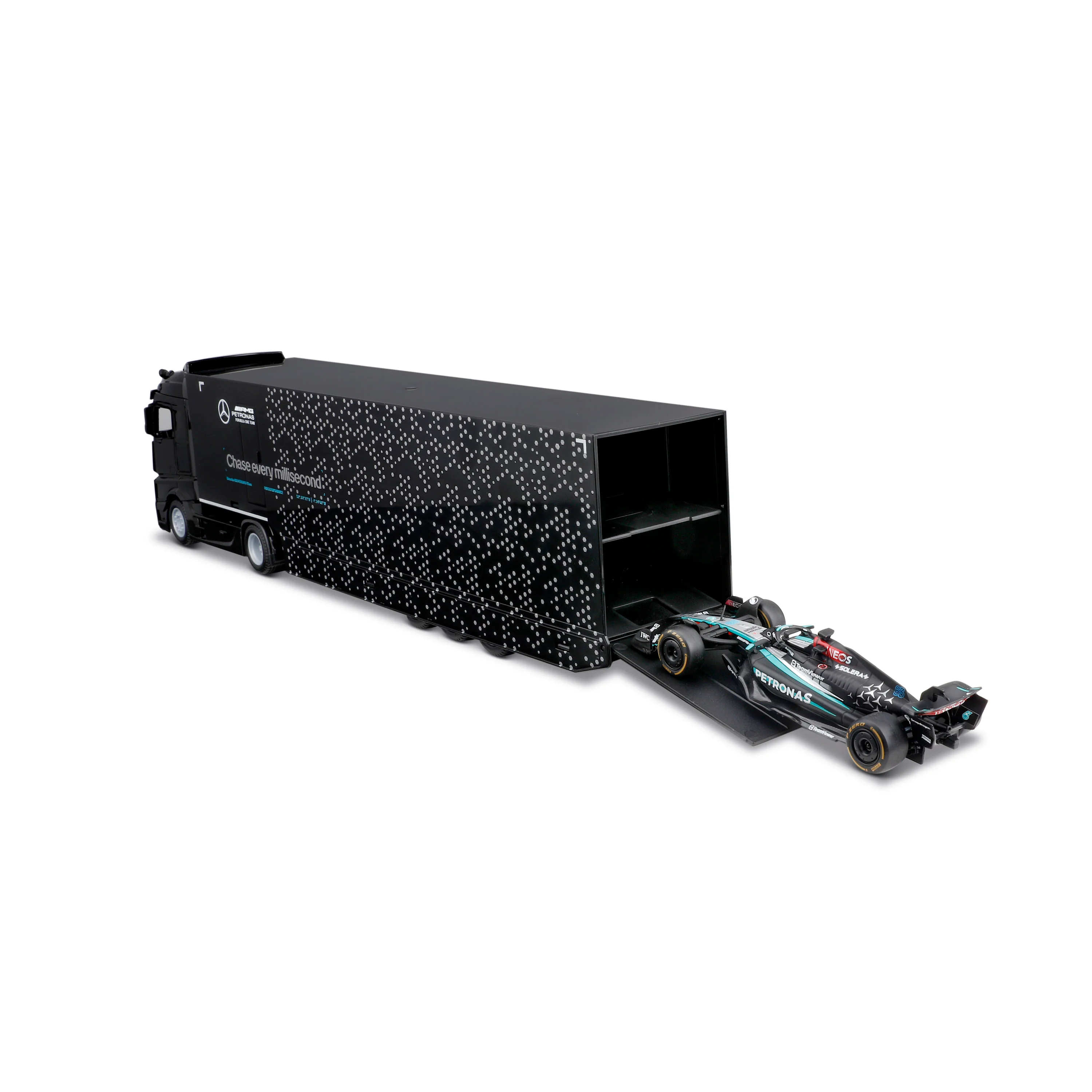 Mercedes-AMG Semi Truck with Mercedes W15 #63 George Russell – 1:43 Diecast Model - Image 5