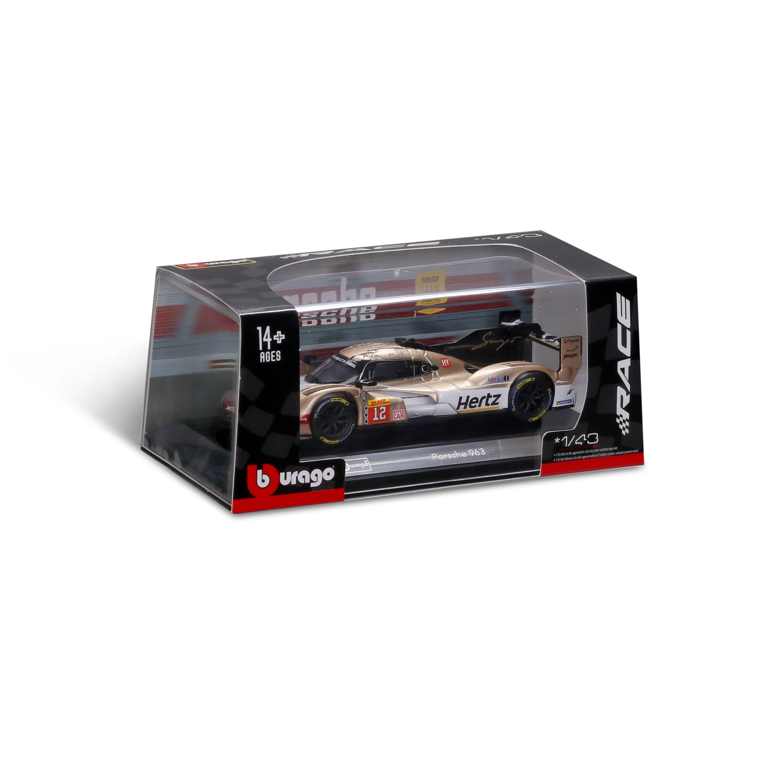 Porsche 963 #12 1:43 con teca espositiva - Image 2