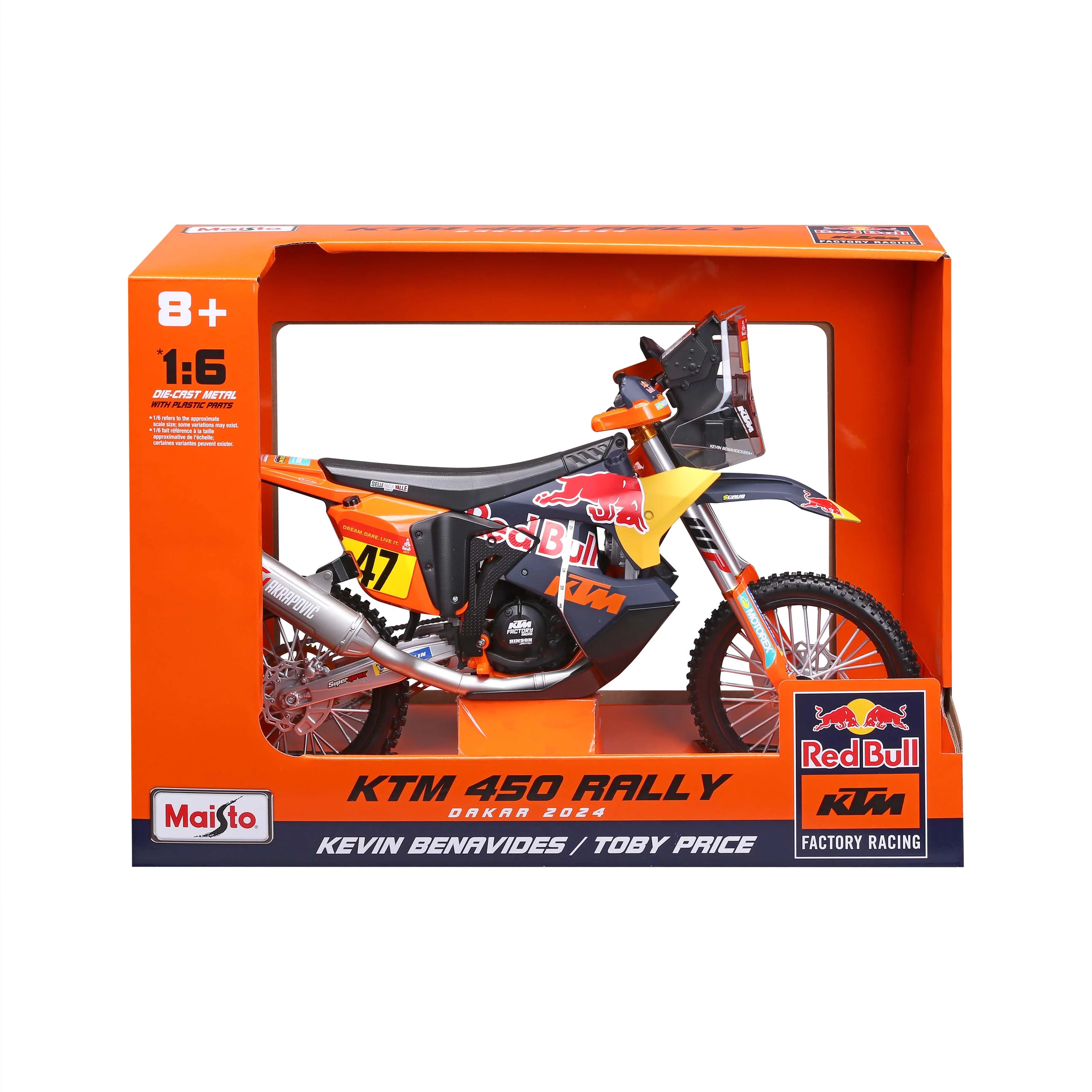 Red Bull Ktm 450 Rally Dakar 2024 1:6 - Image 14