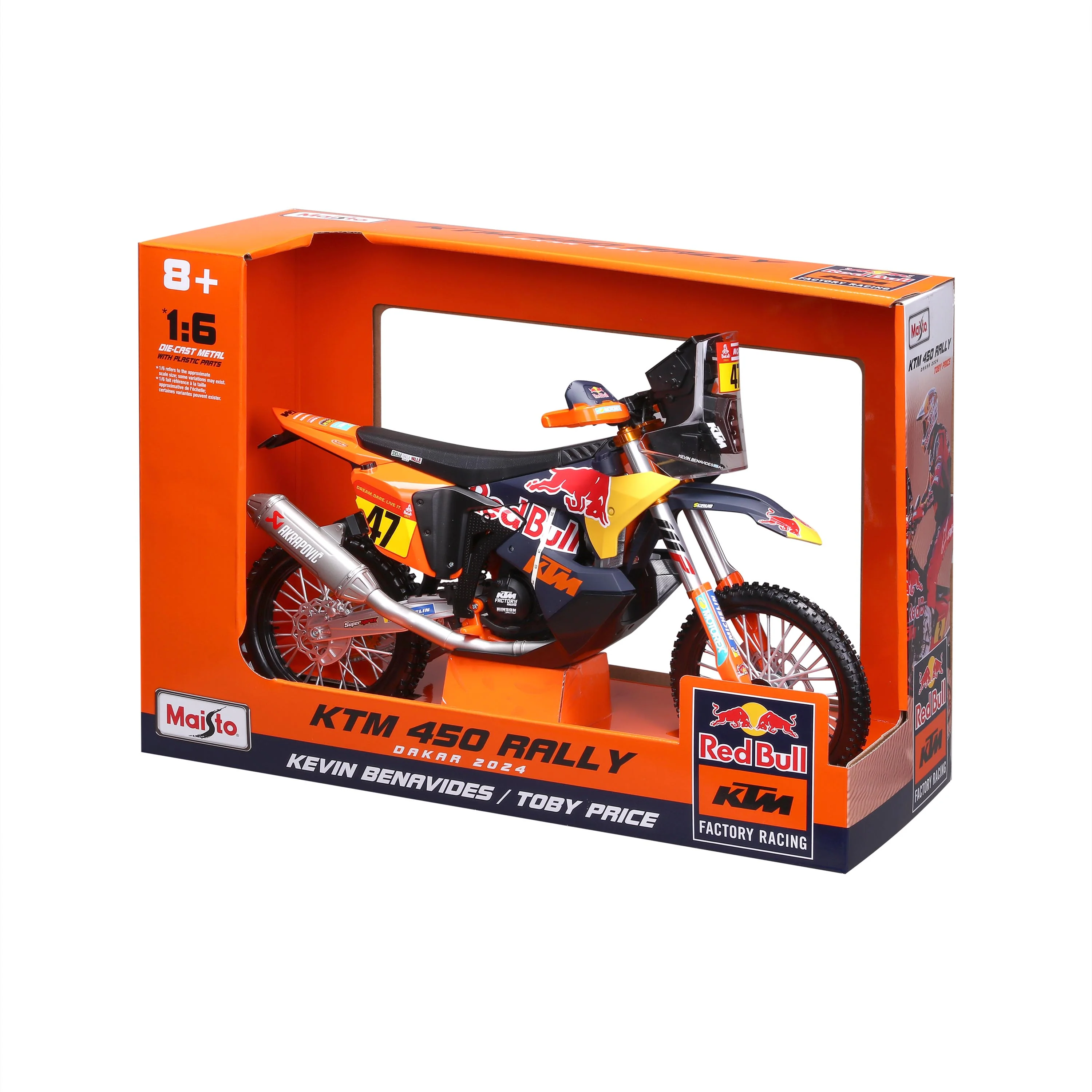 Red Bull Ktm 450 Rally Dakar 2024 1:6 - Image 16