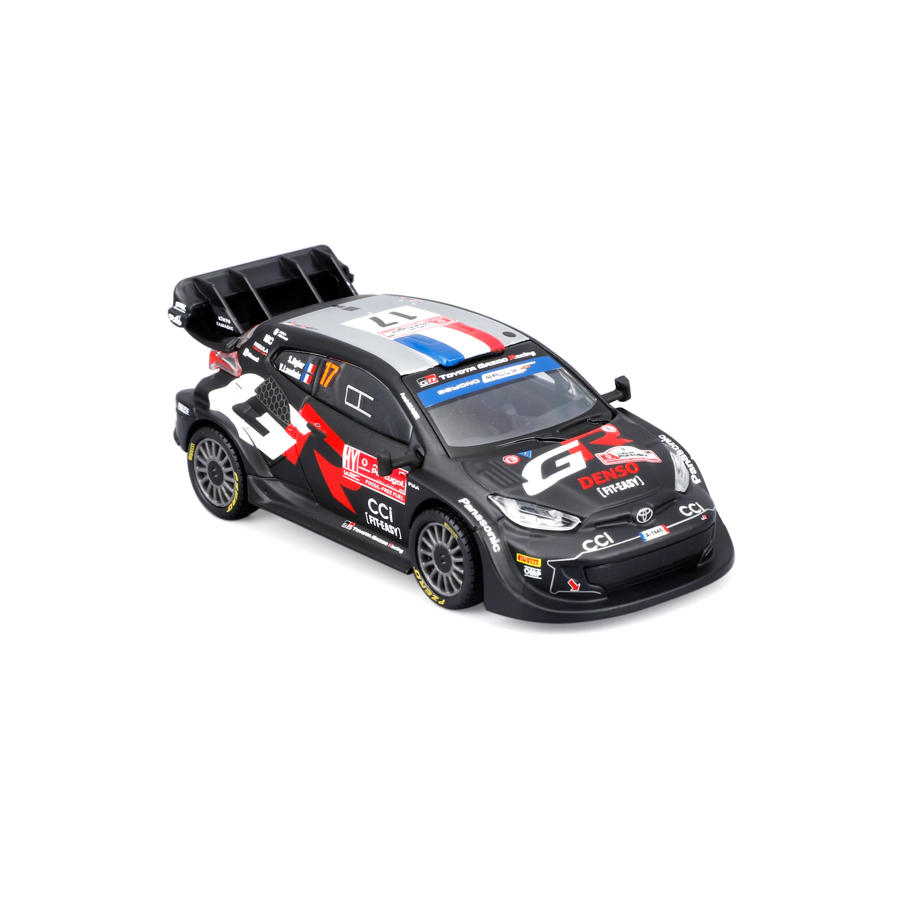 Toyota GR Yaris Rally 1 Hybrid #17 1:43 con teca espositiva - Image 4